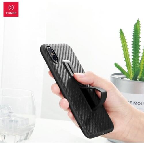 For iPhone XR XS X XS MAX Case Coque Xundd Retractable Ring Holder Soft Back Cover for Samsung S9+ S8+ Note 8 Note 9 Case Funda