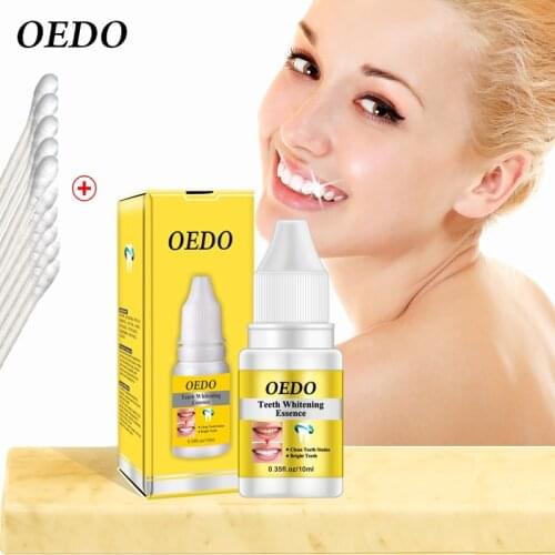 OEDO Teeth Whitening Essence Oral Cleaning Removes Dental Stains and Plaques Yellow Tooth Essence Teeth Bleaching Tool Toothpast