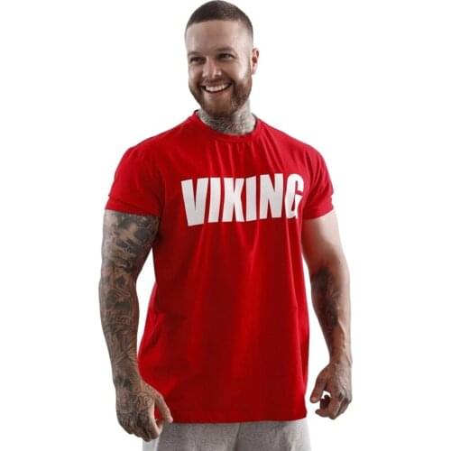 Men Gyms Fitness T-shirt Jogger Workout Cotton t shirts Man Round colla Printed Slim Tee Tops Fashion Casual Brand clothing