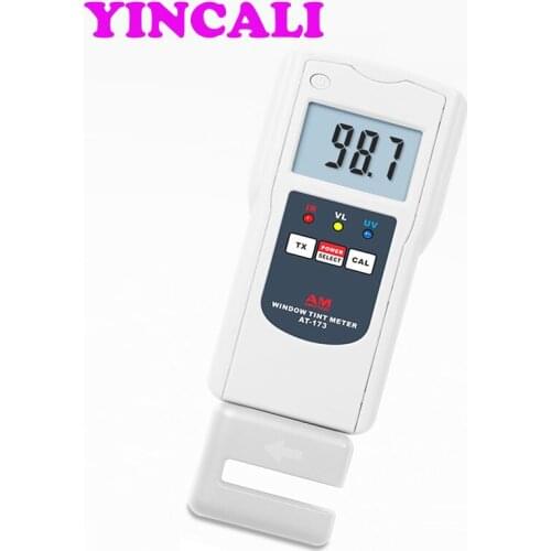 High Resolution Window Tint Meter AT-173 Transmittance Tester Measures Ultraviolet Light, Visible Light, and Infrared Light