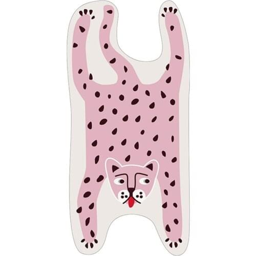 Carpets For Home Non-slip Cartoon Modern Living Room Bedroom Rugs Home Kitchen Products Fun Tiger Mat For Children