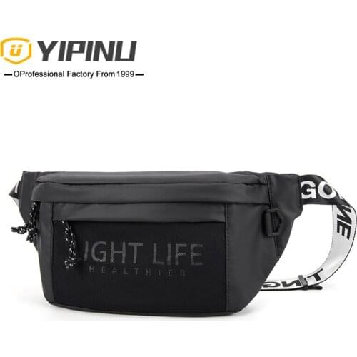 Men Outdoor Sport Chest Bag Waterproof Waist Packs Large Capacity Crossbody Messenger Bag Phone Pocket Storage Bag Unisex