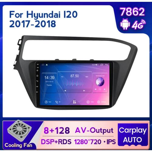 NaviFly 8 Core Android10 6+128G QLED carplay DSP BT5.0 Car Multimedia Android system radio Player For Hyundai i20 2018 2019