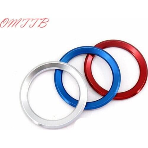 NEW 1 pc Steering Wheel Decoration Circle Cover Sticker For BMW X1 E60 E36 E39 E46 E30 E60 E90 E92 F10 F30 F25 Car-styling