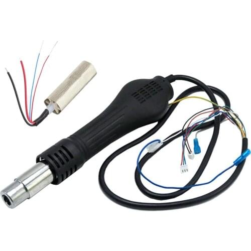 BGA Soldering Stations Hot Air Gun Handle Heating Element For Saike 898D 852D+ 858D 909D 952D+ 8586D 852D++ Soldering Station