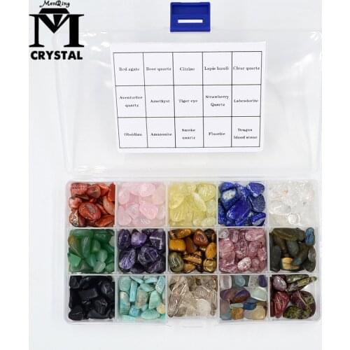 Fifteen Kinds Natural Rough Crystal Stone And Gemstone Quartz Rock Mineral Specimen Healing Reiki Home Decor Collection