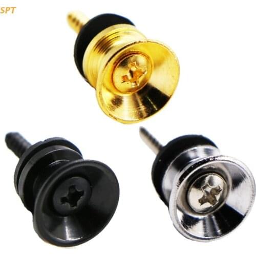 Guitar Strap Locks End Pins Tail Nail Lock Button Pegs Quick Release Strap Retainer System for Electric Acoustic Guitar XX