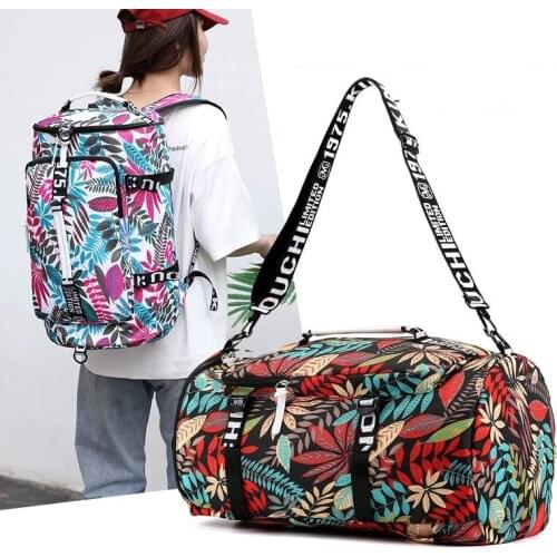 Large Bucket Travel Backpack Women Men Moutaineering Bag Luggage Travel Duffle Carry On Shoulder Travelling Bags Pack XA505F