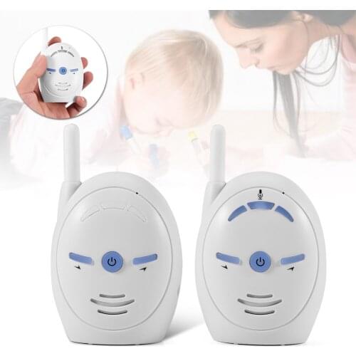 SOONHUA Wireless Digital Audio Baby Monitor Walkie Talkie High Sensitive Transmission Voice 2.4GHz With Power Adapter