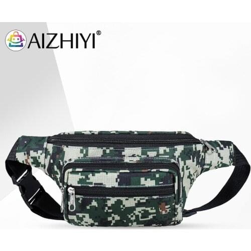 Slanted Bag New Big Capacity Nylon Camouflage Printing Messenger Bag Waist Packs Fashion Men Large Capacity Handbag