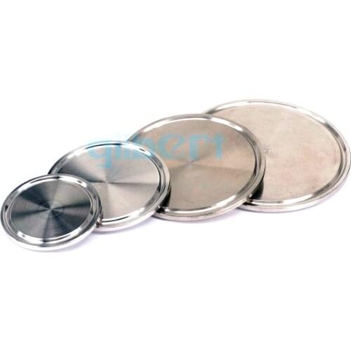 Tri Clamp 1/2" 3/4" 1.5" 2" Ferrule O/D 25mm 34mm 40mm 50.5mm 64mm 304 Stainless Steel Sanitary End Cap Fitting Homebrew Brew