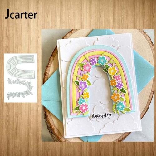 U-shaped Arch Leaves Metal Cutting Dies Craft Stencil Scrapbooking Handmade Tools Make Album Model Punch Blade Decor Template