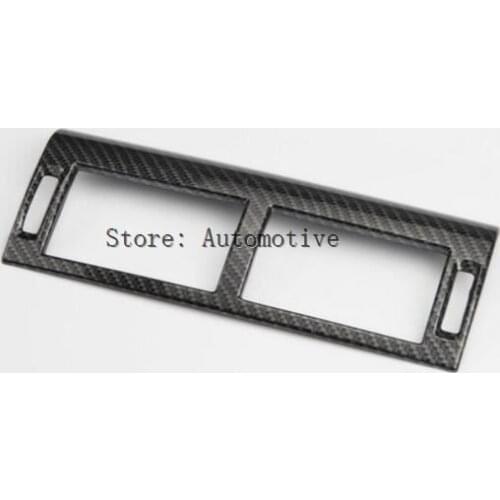 Carbon Fiber Interior Moldings For Land Rover Discovery Sport ABS Center Control AC Outlet Vent Cover Trim Parts Newest 2015