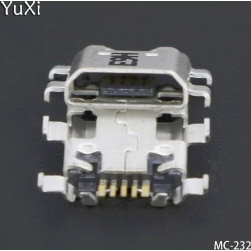 YuXi 5pcs/lot new charging port socket plug dock Mini micro usb connector for LENOVO A8-50 A5500H A5500 8" TABLET