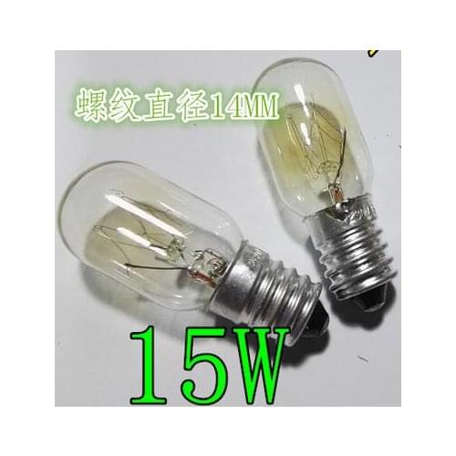 Microwave oven parts 15W 20W E14 lamp screw diameter 14mm