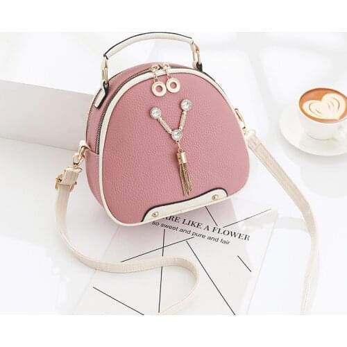 Women Bag Vintage Casual Tote Top-Handle Women Messenger Bags Shoulder student Handbag Purse Wallet Leather 2019 New