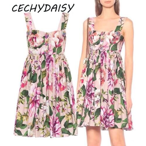 Boho Dress Summer 2020 Spaghetti Strap Vintage Floral Printed Sexy Off Shoulder Plus Size Ladies Elegant Party Dresses vestido