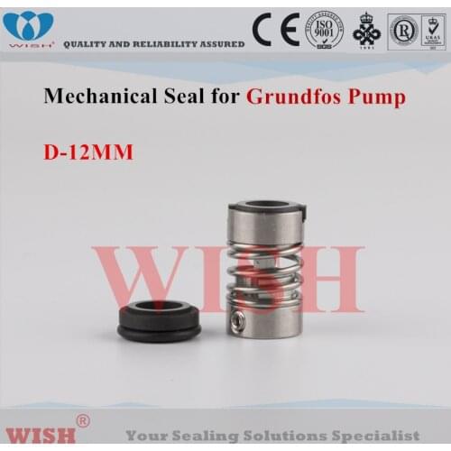 12MM Grundfos type D mechanical seal