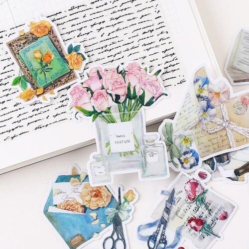 20PCS Fresh creative furniture Paper Stickers Crafts And Scrapbooking stickers book Decorative sticker DIY Stationery