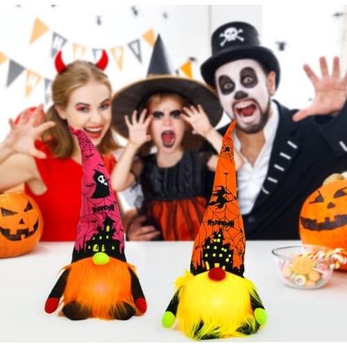 2021 Halloween Rudolph Faceless Doll Scary Vampire Dwarf Doll Home Party Decorations Halloween Gifts Happy Halloween Kids Gift