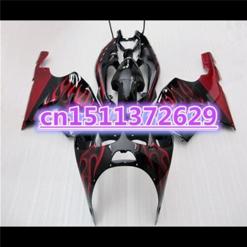 Aftermarket body parts fairings for Kawasaki Ninja ZX7R 96-03 matte black fairings ZX-7R 1996-2003