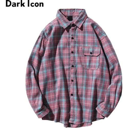 Dark Icon Mens Flannel Shirts