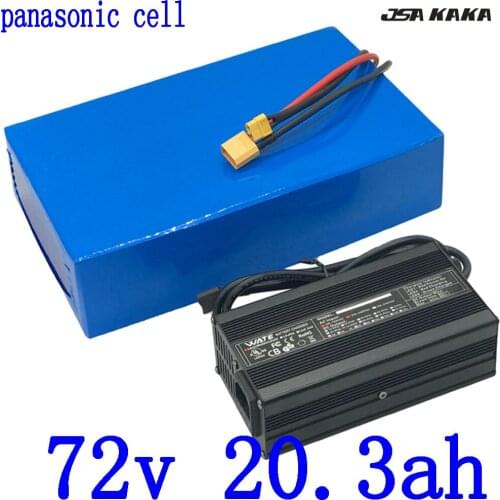 72V 20AH Battery 72V 20AH 18AH 15AH electric bike battery 72V 2000W 3000W Lithium Electric Scooter Battery use panasonic cell