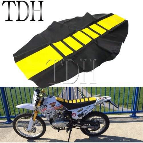Yellow Gripper Soft Seat Cover for Suzuki DR650 DR-Z400 RM-Z RM DR DR-Z RMZ 125 250 450 650 Seat Cushion Pad Shield