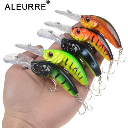 New Arrival 1PCS Hard Minnow Artificial Bait Quality Hooks Fishing Lure 100mm 12.8g Plastic Wobbler Swimbait Long Shot Crankbait