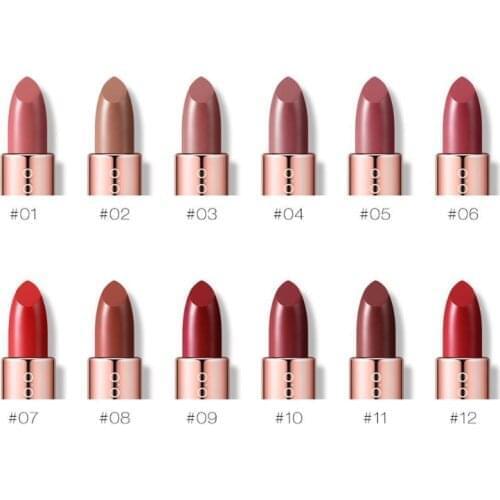 O.TWO.O Plum Blossom Matte Lip Sexy Lipstick Velvet Nude Waterproof Long Lasting Moisturizer Lip Gloss Beauty Make Up Cosmetics