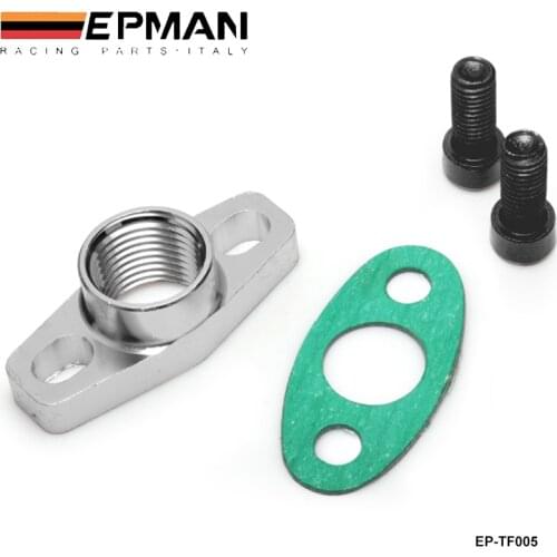 Turbo Oil Return/Drain Flange Adapter Female an10 1/2NPNT Garrett GT28 GT30 GT35 T25 EP-TF005