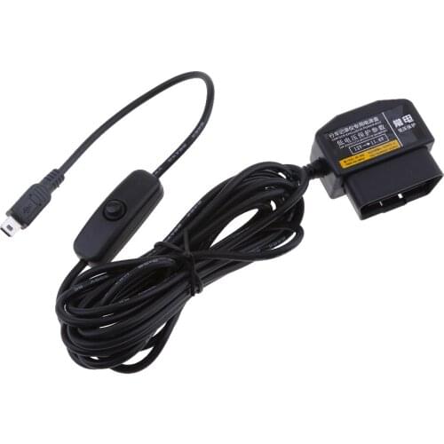 Premium 3.5Meters 12 24V to 5V/2.1A Car Dash Cam Hardwire Adapter Step Down Module DVR GPS OBD Buck Cables