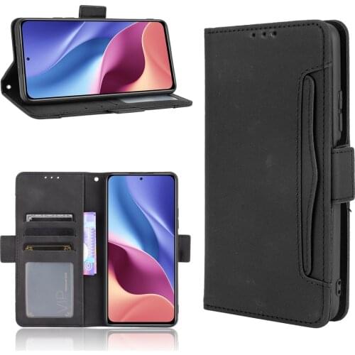 Anti-knock Full Protection Leather Case for Xiaomi POCO F3 5G F 3 X3 NFC Pocophone X3 Pro Card Holders Phone Bag Cover