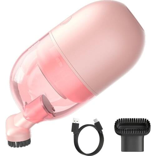 USB Rechargeable Desktop Vacuum Cleaner Keyboard Vacuum Cleaner Mini Handheld Electric C2 Capsule Vacuum Cleaner for Cleaning