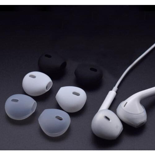 Silicone Earbuds Earphone Case Cover for Apple iphone X 8 7 6 Plus 5 SE Earpods Airpods Headphone Eartip Ear Cap Tips Earcap