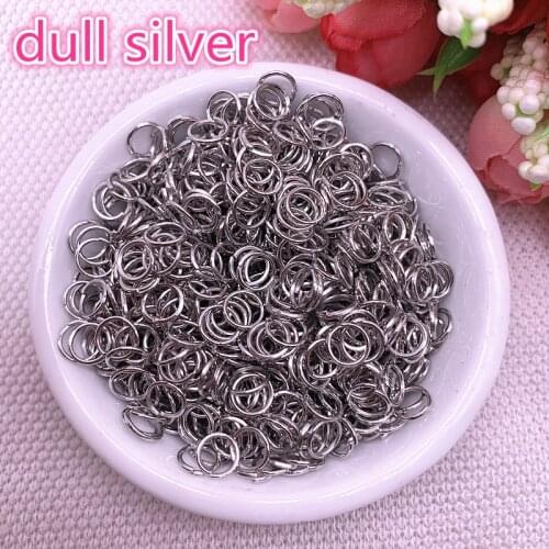 4/6/8mm Jump Ring Single Loop Open Jump Rings Split Rings for Jewelry Necklace Bracelet Chain Connector Findings Connector 04