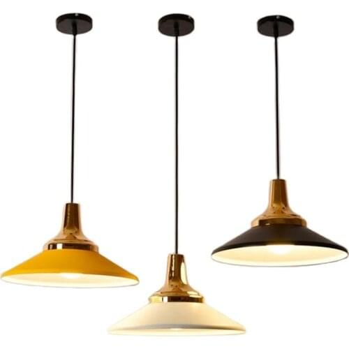 Modern Wood Aluminum Led Pendant Light Black/Grey/White Nordic Dining Room Bar Foyer Suapension Light 1/3/ Heads Drop Lamp 2605