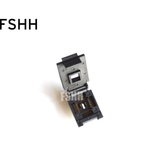 FSHH QFN32 WSON32 UDFN32 MLF32 ic test socket Size=3.2mmx13.2mm Pin pitch=1.27mm
