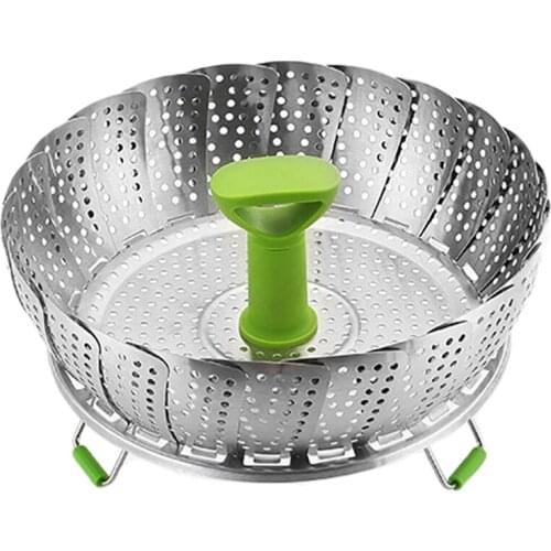 Insert Versatile Folding Steamer Vegetable Basket Stainless Steel Steamer Basket