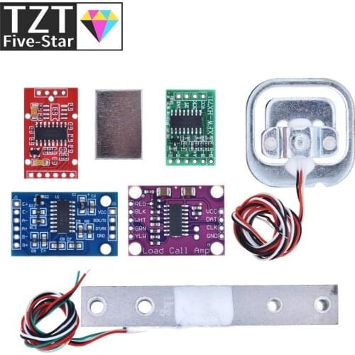 Load Cell 1KG 5KG 10KG 20KG HX711 AD Module Weight Sensor Electronic Scale Aluminum Alloy Weighing Pressure Sensor For Arduino