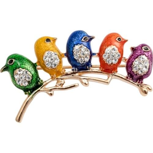 Yacq Bird Brooches For Clothes