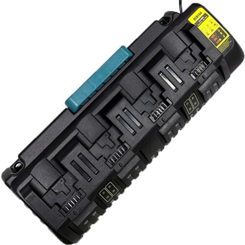 For Dewalt charger 4-port Two USB port 14.4V-18V 3A Fast Battery Charger For Dewalt DCB200 DCB201 DCB205 DCB118 EU Plug Charger