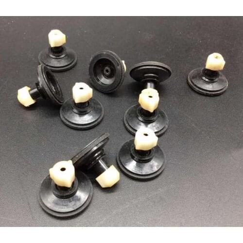 10PCS Take-up drive pulley With rubber ring for cassette deck audio tape record player