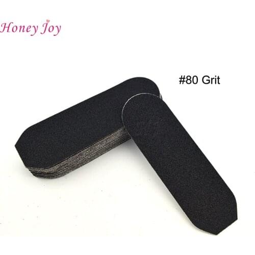 20pc Refill/Replacement #80 Grit Sanding Cloth Files for Pro 26.2cm(L) Double-sided Stainless Steel Pedicure Feet Care Foot Rasp