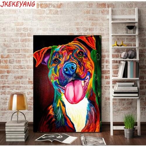 5D DIY square/round Diamond Painting Watercolor dog Cross Stitch Diamond Embroidery Pattern Rhinestone home decor J2238