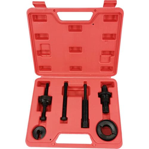 6Pcs Power Steering Pump Pulley Kit Puller Remover Installation Tool Set