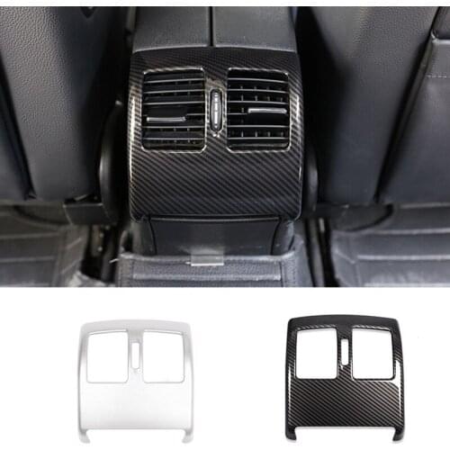 ABS Car Styling Rear Air Vent Condition Outlet Frame Cover Trim Fit For Mercedes Benz C Class W204 2008 - 2013 Auto Accessories