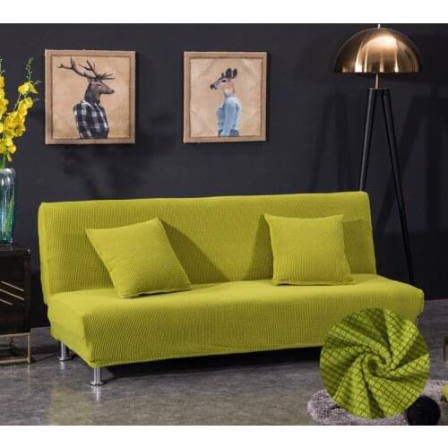 Sofa Cover 120-225cm Universal Stretch Elasticity Couch Cover solid color Sofa Furniture Cover Without Armrest sofa bed cover