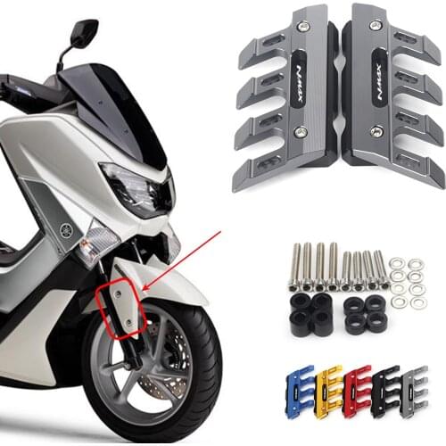 For YMHAHA NMAX155 NMAX125 NMAX 155 125 Motorcycle Mudguard Front Fork Protector Guard Block Front Fender Slider Accessories