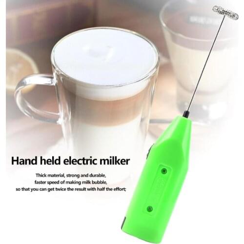 Electric Egg Beater Milk Drink Coffee Whisk Mixer Frother Foamer Mini Handle Stirrer Practical Kitchen Cooking Kitchen Tool
